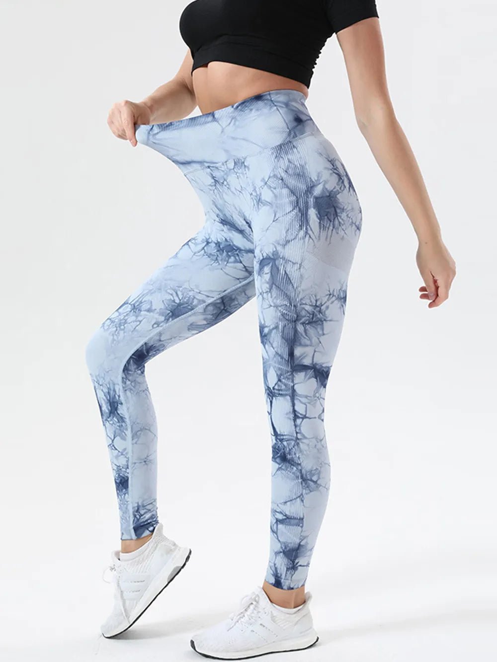 Tie - Dye High Waist Active Leggings women's fashion - N.O.T.WORLD N.O.TWORLD