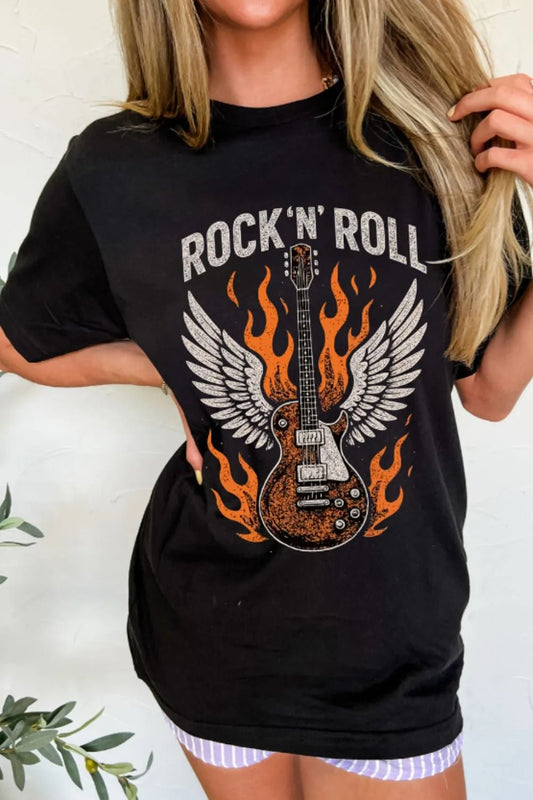 Graphic Round Neck Short Sleeve T-Shirt women's fashion - N.O.T.WORLD N.O.TWORLD