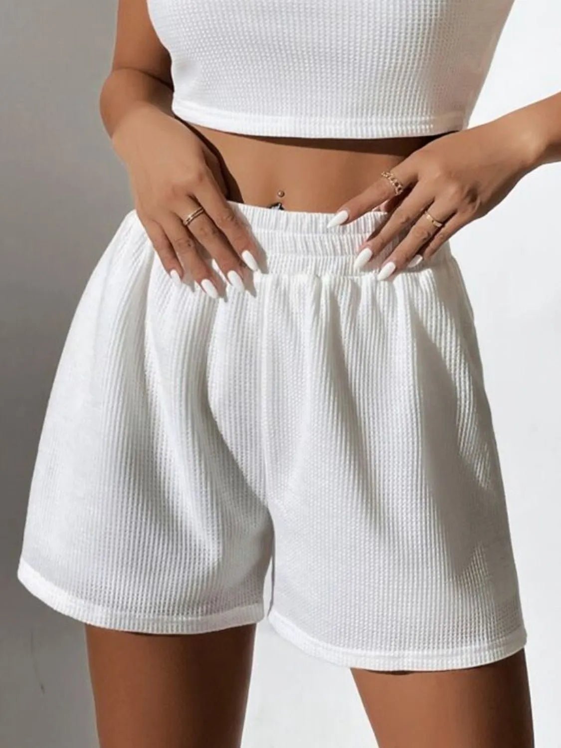 Full Size Wide Strap Tank and Shorts Set Plus Size women's fashion - N.O.T.WORLD N.O.TWORLD