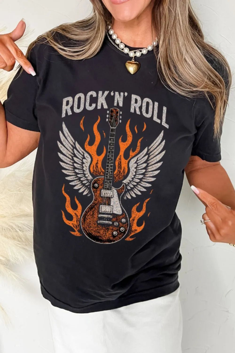 Graphic Round Neck Short Sleeve T-Shirt women's fashion - N.O.T.WORLD N.O.TWORLD