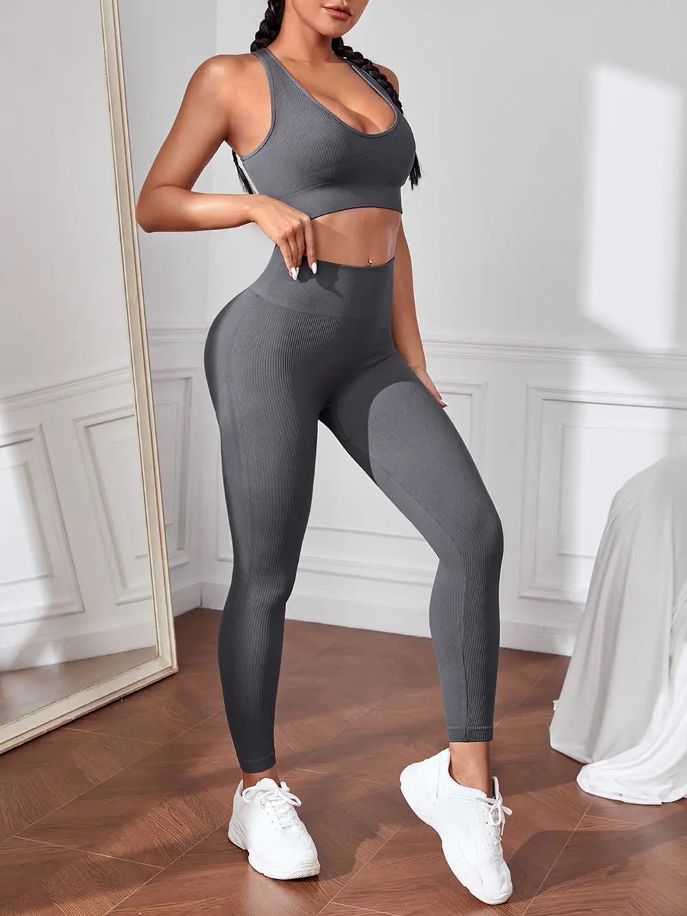 Sport Tank and Leggings Set women's fashion - N.O.T.WORLD N.O.TWORLD