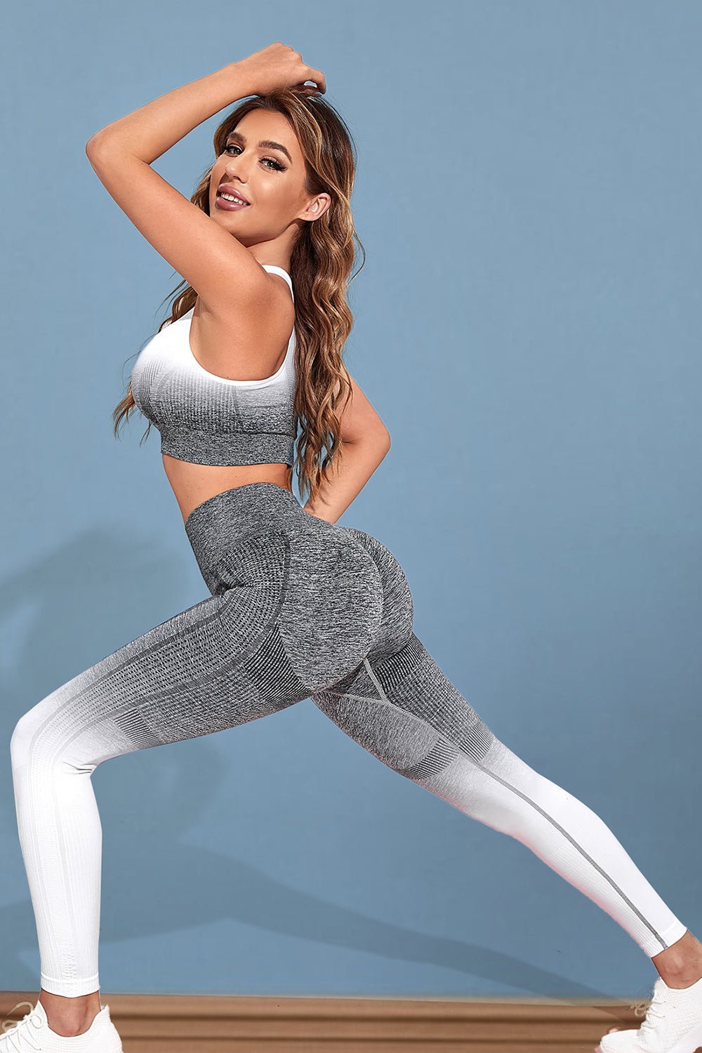 Gradient Sports Tank and Leggings Set women's fashion - N.O.T.WORLD N.O.TWORLD