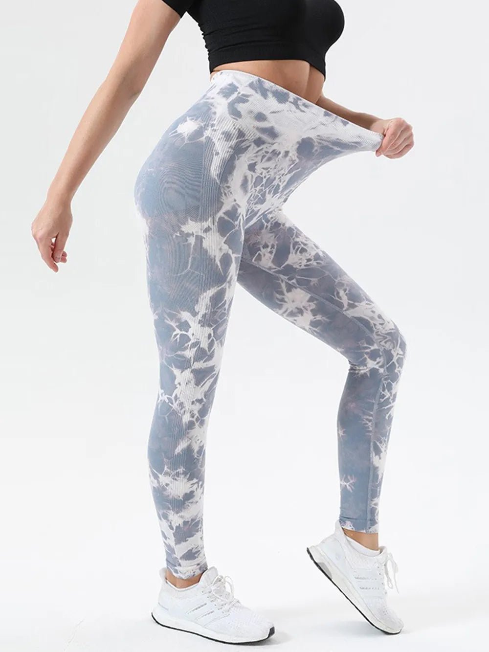 Tie - Dye High Waist Active Leggings women's fashion - N.O.T.WORLD N.O.TWORLD